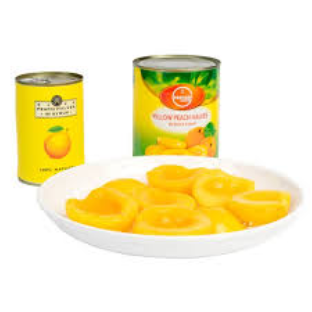 ARYUVA PEACH HALVES(LIGHT SYRUP)820G